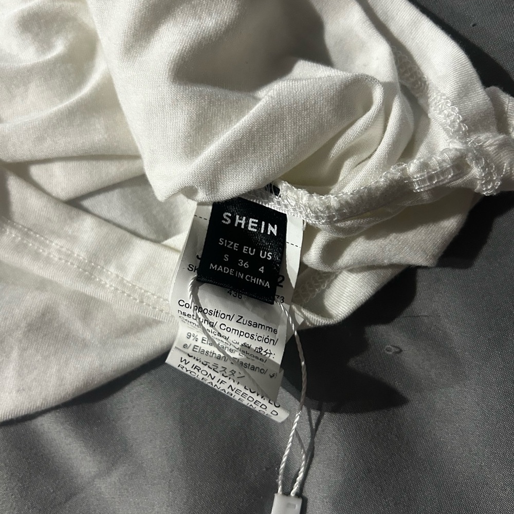 SHEIN Ivory Cami with Delicate Trim - Picture 3 of 5